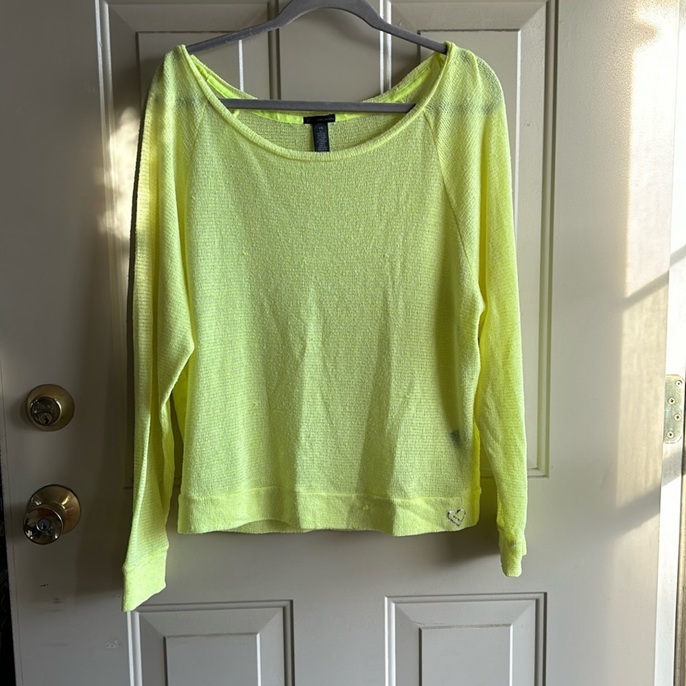 Neon Yellow Light Sweater